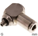 Image en vedette de la collection - Elbow Push-In Fittings Brass G-Threads Male L-Shape
