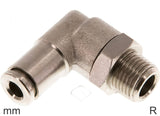 Image en vedette de la collection - Elbow Push-In Fittings Brass R-Threads Male Rotatable