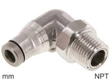Image en vedette de la collection - Elbow Push-In Fittings Stainless Steel NPT-Threads Male