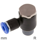 Image en vedette de la collection - Elbow Push-In Fittings Brass And Plastic R-Threads Male Outer Hex