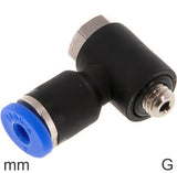 Image en vedette de la collection - Elbow Push-In Fittings Brass And Plastic G-Threads Male Outer Hex