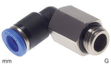Image en vedette de la collection - Elbow Push-In Fittings Brass And Plastic G-Threads Male Long