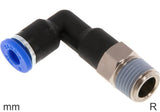 Image en vedette de la collection - Elbow Push-In Fittings Brass And Plastic R-Threads Male Long Body