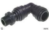 Image en vedette de la collection - Elbow Push-In Fittings Plastic G-Threads Male