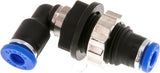 Image en vedette de la collection - Elbow Bulkhead Push-In Fittings