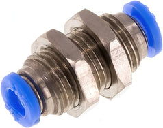 Push-In Fittings Brass And Plastic Bulkhead Inch