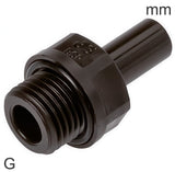 Image en vedette de la collection - Plug-In Fittings Plastic G-Threads Male FDA