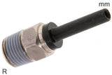 Image en vedette de la collection - Plug-In Fittings Brass And Plastic R-Threads Male
