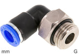 Image en vedette de la collection - Swivel Elbow Push-In Fittings Brass And Plastic G-Threads Male One Ball Bearing