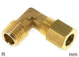 Image en vedette de la collection - Compression Elbow Fittings Brass R-Threads Male