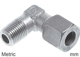 Image en vedette de la collection - Compression Elbow Fittings Stainless Steel Metric-Threads Male
