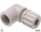Image en vedette de la collection - Compression Elbow Fittings Plastic G-Threads Female