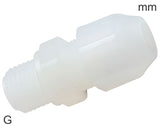 Image en vedette de la collection - Compression Fittings Plastic PVDF G-Threads Male