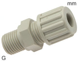 Image en vedette de la collection - Compression Fittings Plastic PA G-Threads Male