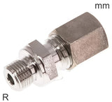 Image en vedette de la collection - Compression Fittings Stainless Steel R-Threads Male