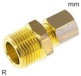 Image en vedette de la collection - Compression Fittings Brass R-Threads Male
