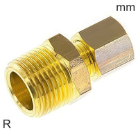 Compression Fittings Brass R-Threads Male