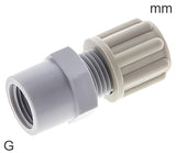 Image en vedette de la collection - Compression Fittings Plastic G-Threads Female