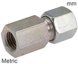 Image en vedette de la collection - Compression Fittings Stainless Steel Metric-Threads Female