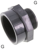 Image en vedette de la collection - Reducing Nipple Fittings PVC G-Threads PN16