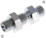Image en vedette de la collection - Double Nipples Steel / Stainless Steel G-Threads Bulkhead PN475
