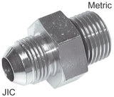 Image en vedette de la collection - Double Nipples Steel / Stainless Steel JIC/Metric-Threads PN310