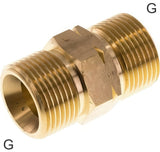 Image en vedette de la collection - Double Nipples Brass G-Threads Right-Hand/Left-Hand PN16