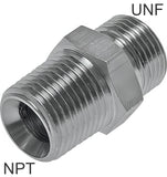 Image en vedette de la collection - ORFS Double Nipples UNF/NPT-Threads PN630