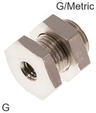 Image en vedette de la collection - Reducing Nipple Fittings Brass / Stainless Steel G/Metric-Threads Bulkhead PN40