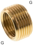 Image en vedette de la collection - Reducing Nipple Fittings Brass G-Threads Without Collar PN100