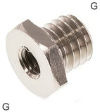Image en vedette de la collection - Reducing Nipple Fittings Brass / Stainless Steel G-Threads PN40