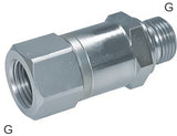 Image en vedette de la collection - Reducing Nipple Fittings Steel / Stainless Steel G-Threads With 60deg Hose Cone PN400