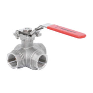3-Way Stainless Steel Ball Valves