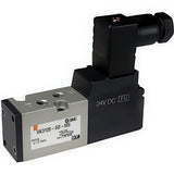 Image en vedette de la collection - SMC 5/2-Way In-Line Pneumatic Solenoid Valves With Rubber Seal VK3000